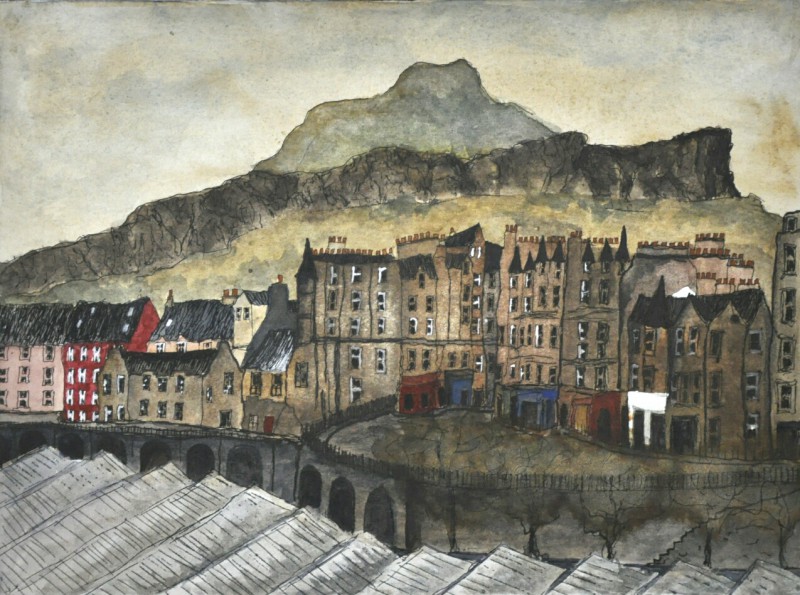 Jeffrey St & Arthur's Seat, Edinburgh