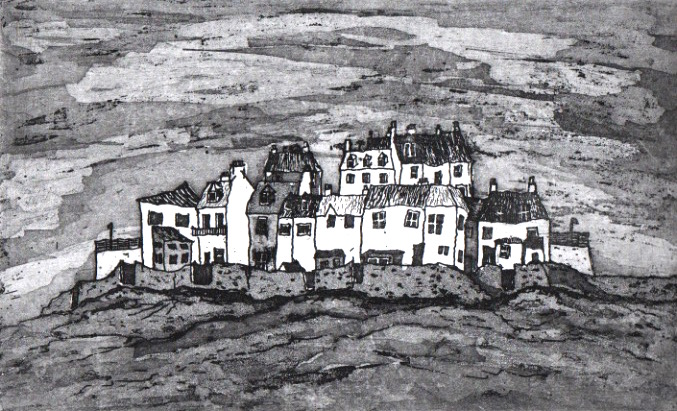 Cellardyke Shoreline (etching & aquatint)